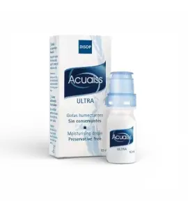 Краплі для очей ACUAISS ULTRA 10 мл з гіалуроновою кислотою (без консервантів) — Disop