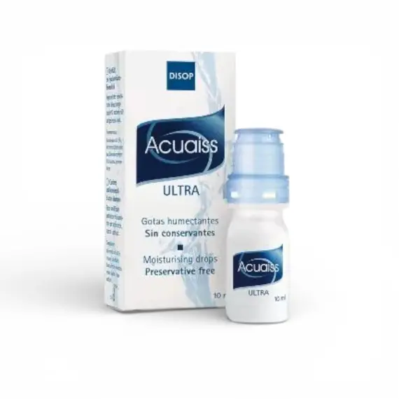 Краплі для очей ACUAISS ULTRA 10 мл з гіалуроновою кислотою (без консервантів) — Disop