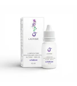 Розчин для промивання очей Schalcon ЛАКРІМЕ «Алтея та мальва» 15 мл (натуральний офтальмологічний)