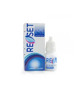 Зволожуючі краплі для очей Vita Research RESET подвійної дії 10 мл — для контактних лінз