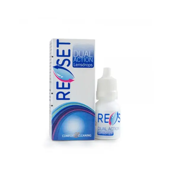 Зволожуючі краплі для очей Vita Research RESET подвійної дії 10 мл — для контактних лінз