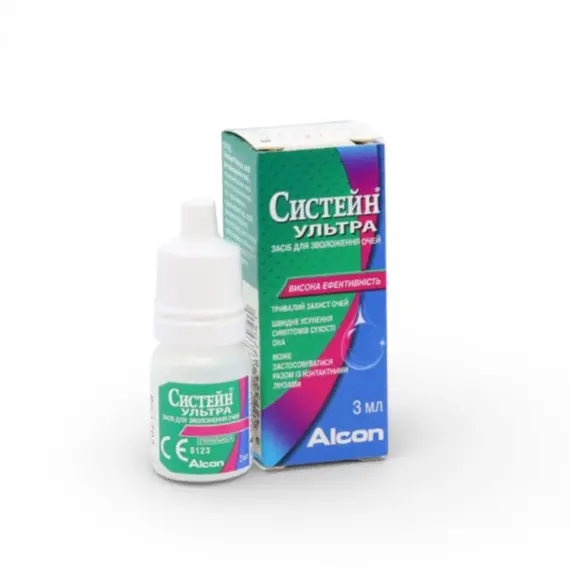 Зволожуючі краплі для очей Systane Ultra 3 мл (для контактних лінз) — Alcon