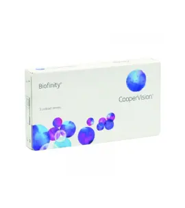 Контактні лінзи Biofinity CooperVision 3 шт (місяць, силікон-гідрогелеві)