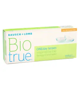Контактні лінзи Biotrue ONEday For Astigmatism 30 шт (торичні, одноденні)