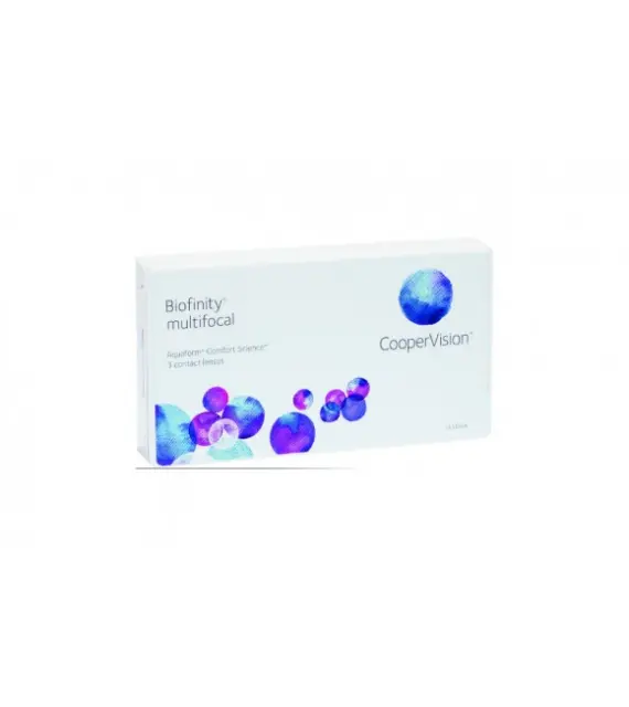Контактні лінзи Biofinity Multifocal CooperVision 3 шт (місяць, мультифокальні)