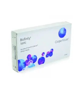 Контактні лінзи Biofinity Toric CooperVision 3 шт (місяць, торичні)