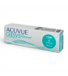 Контактні лінзи Johnson & Johnson ACUVUE OASYS 1-Day with HydraLuxe 30 шт (одноденні, силікон-гідрогелеві)