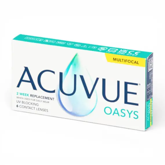 Контактні лінзи Johnson & Johnson ACUVUE OASYS Multifocal 6 шт (двотижневі, мультифокальні)