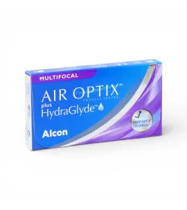 Контактні лінзи Air Optix plus HydraGlyde Multifocal (мультифокальні, місяць)