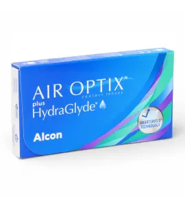 Контактні лінзи Air Optix plus HydraGlyde (місяць)