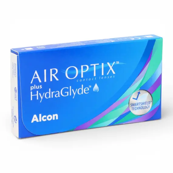 Контактні лінзи Air Optix plus HydraGlyde (місяць)