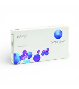 Контактні лінзи Biofinity CooperVision 3 шт (місяць, силікон-гідрогелеві)