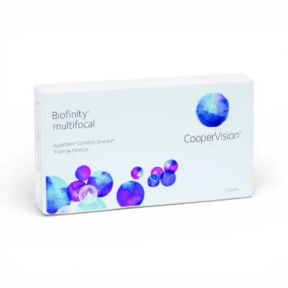 Контактні лінзи Biofinity Multifocal CooperVision 3 шт (місяць, мультифокальні)