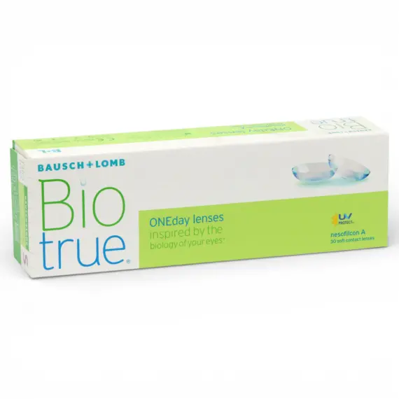 Контактні лінзи Biotrue ONEday 30 шт (одноденні, сферичні)