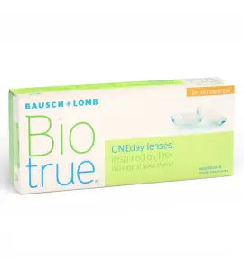 Контактні лінзи Biotrue ONEday For Astigmatism 30 шт (торичні, одноденні)