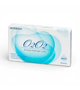 Контактні лінзи O2O2 Interojo 1 шт (місяць, силікон-гідрогелеві)
