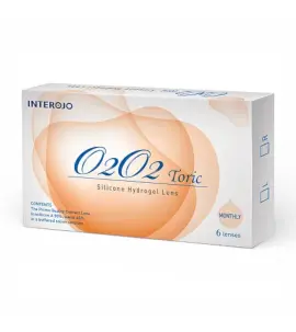 Контактні лінзи O2O2 Toric Interojo 1 шт (місяць, торичні)