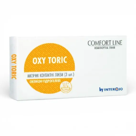 Контактні лінзи OXY TORIC Comfort Line 1 шт (місячні, торичні)