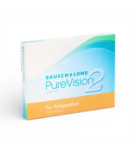 Контактні лінзи Bausch & Lomb PureVision 2 for Astigmatism (місяць, торичні)