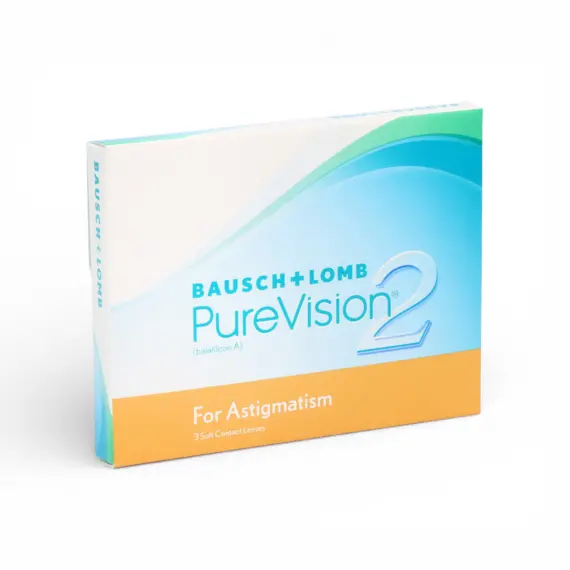 Контактні лінзи Bausch & Lomb PureVision 2 for Astigmatism (місяць, торичні)
