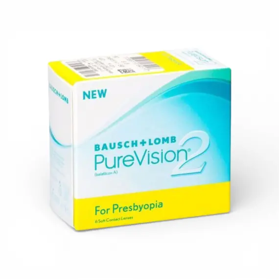 Контактні лінзи Bausch & Lomb PureVision 2 Multi-Focal 6 шт (місяць, мультифокальні)