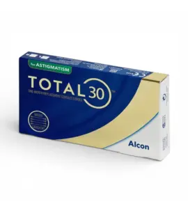 Контактні лінзи Total 30 for Astigmatism (торичні, 3 шт.)