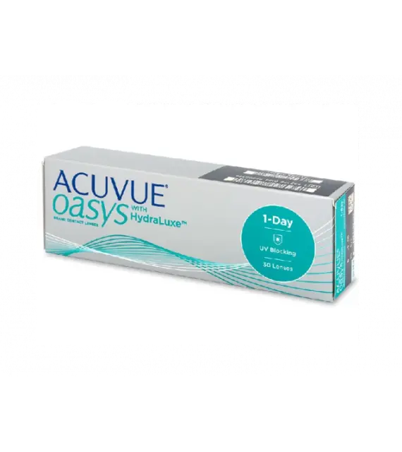 Контактні лінзи Johnson & Johnson ACUVUE OASYS 1-Day with HydraLuxe 30 шт (одноденні, силікон-гідрогелеві)