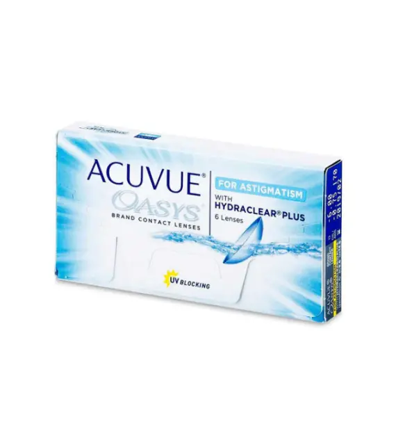 Контактні лінзи Johnson & Johnson ACUVUE OASYS for ASTIGMATISM 6 шт (двотижневі, торичні)
