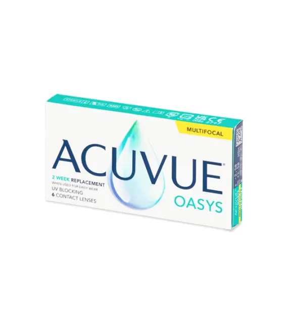 Контактні лінзи Johnson & Johnson ACUVUE OASYS Multifocal 6 шт (двотижневі, мультифокальні)