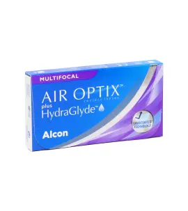Контактні лінзи Air Optix plus HydraGlyde Multifocal (мультифокальні, місяць)