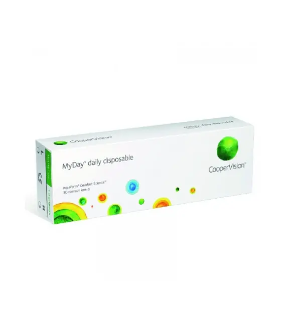 Контактні лінзи MyDay CooperVision 30 шт (одноденні, силікон-гідрогелеві)