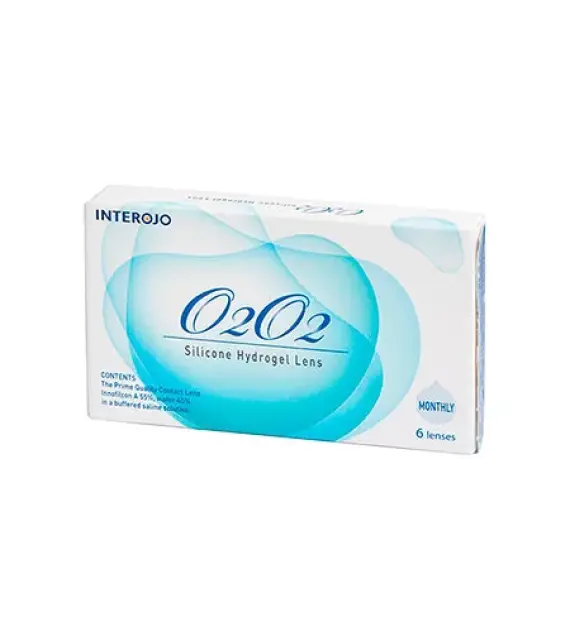Контактні лінзи O2O2 Interojo 1 шт (місяць, силікон-гідрогелеві)