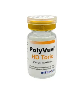 Контактні лінзи PolyVue HD Toric Likon 1 шт (торичні, на 3 місяці)