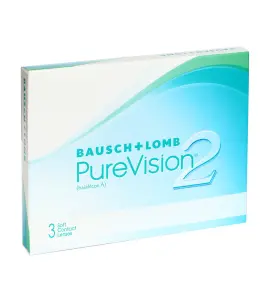 Контактні лінзи PureVision 2 3 лінзи (місяць, сферичні)