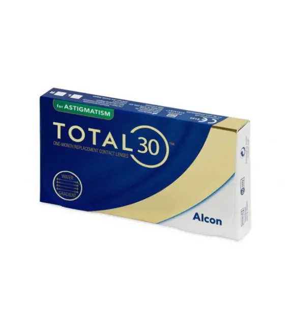 Контактні лінзи Total 30 for Astigmatism (торичні, 3 шт.)