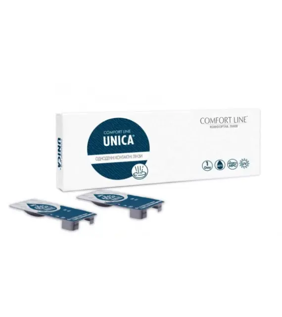 Контактні лінзи UNICA Comfort Line 30 шт (одноденні, гідрогелеві)