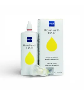 Розчин для контактних лінз Disop Hidro Health HA (60 мл / 360 мл) + антибактеріальний контейнер з іонами срібла
