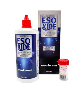Пероксидна система для контактних лінз Esoform ESOXIDE 360 мл + контейнер з платиновим диском