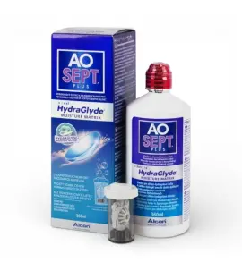 Розчин для контактних лінз Alcon AOSept Plus HydraGlyde 360 мл — пероксидна система