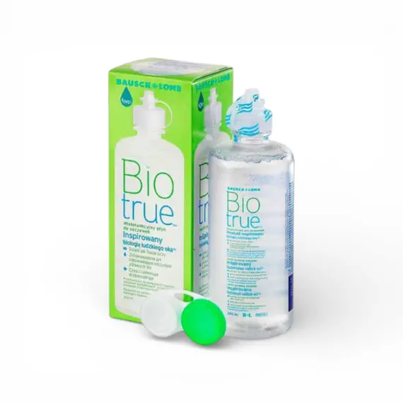 Розчин для контактних лінз Bausch & Lomb Biotrue (120 мл / 360 мл) — багатофункціональний