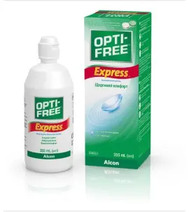 Розчин для контактних лінз Alcon Opti-Free Express (120 мл / 355 мл) — багатофункціональний