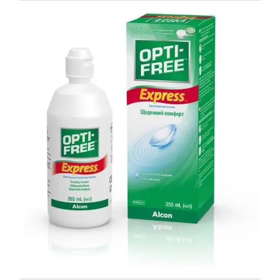 Розчин для контактних лінз Alcon Opti-Free Express (120 мл / 355 мл) — багатофункціональний