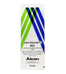 Краплі для очей Alcon Tears Naturale 15 мл (штучні сльози) — зволоження при сухому оці